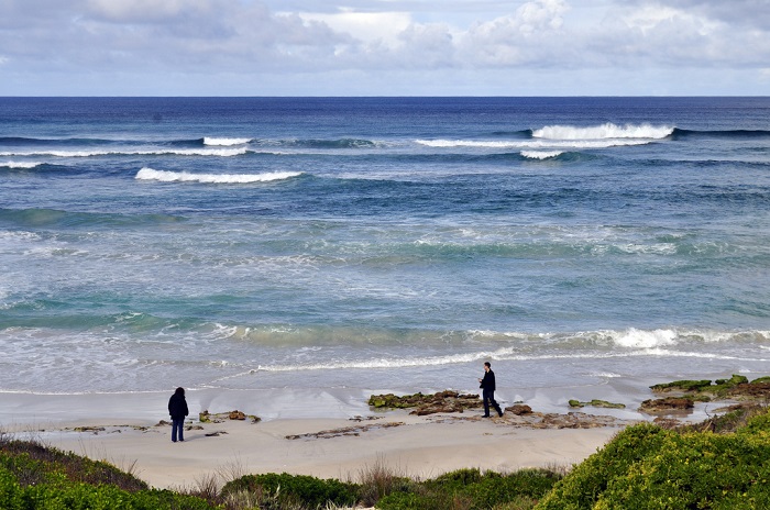 Besides swimming with dolphins you can spend time on the beach