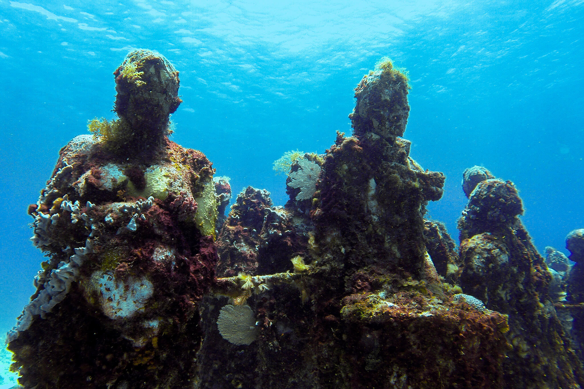 Cancun underwater museum of art